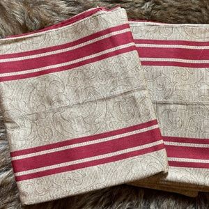 Bertrand Stripe Pillowcases, NWOT, King Size